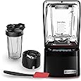 Blendtec Professional 800 - Blender with WildSide+ Jar (90 oz) - Smoothies & Frozen Drinks - Quietest Professional-Grade - 11-Speed Slider - Black