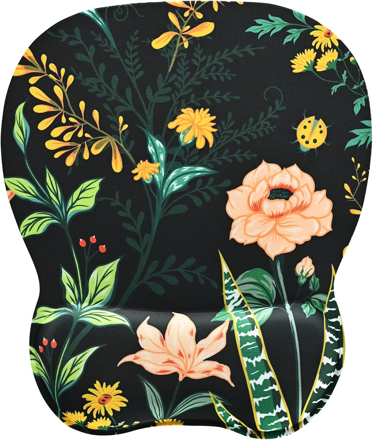 Ergonomic Mouse Pad with Wrist Support | Memory Foam Mousepad for Office and Gaming | Non-Slip Base Computer Mouse Pad | Smooth Tracking Desk Accessory | Comfortable Wrist Rest Mouse Pad - PuriLite