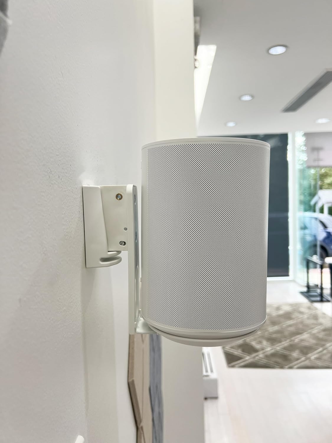 ynVISION.DESIGN Adjustable Wall Mount Compatible with Sonos ERA 100 Speaker - White 2 Pack