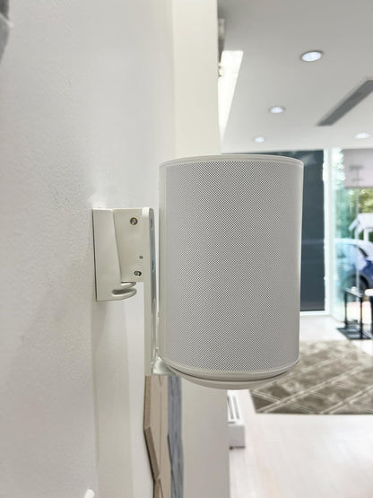 ynVISION.DESIGN Adjustable Wall Mount Compatible with Sonos ERA 100 Speaker - White 2 Pack