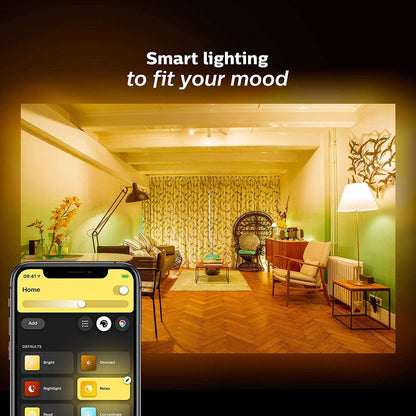 Philips Hue White and Colour Ambiance A19 E26 LED Smart Bulb, Bluetooth & Zigbee Compatible (Hue Hub Optional), Works with Alexa & Google Assistant A Certified for Humans Device (562785),3 Pack