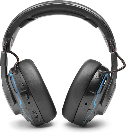 JBL USB Wired Over-Ear Professional Gaming Headset with Head-Tracking Enchanced JBL QuantumSPHERE (JBLQUANTUMONEBLKAM)