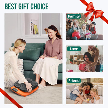 Snailax Vibration Foot Massager with Heat,Remote Control, Electric Foot Legs Back Massager Machine, 3 Levels Vibration Intensity & 3 Massage Modes, Gifts for Women Men