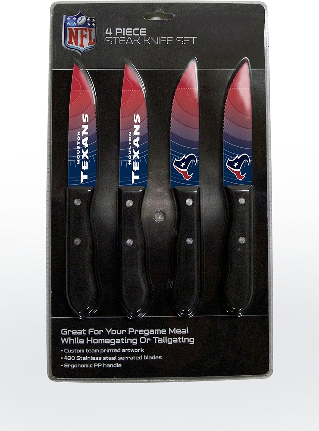 The Sports Vault by Inglasco NFL Chicago Bears Steak Knives