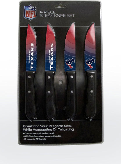 The Sports Vault by Inglasco NFL Chicago Bears Steak Knives