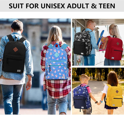 School Backpack for Kids,Lightweight Water Resistant Work Travel Backpack for Women Men Teens VONXURY