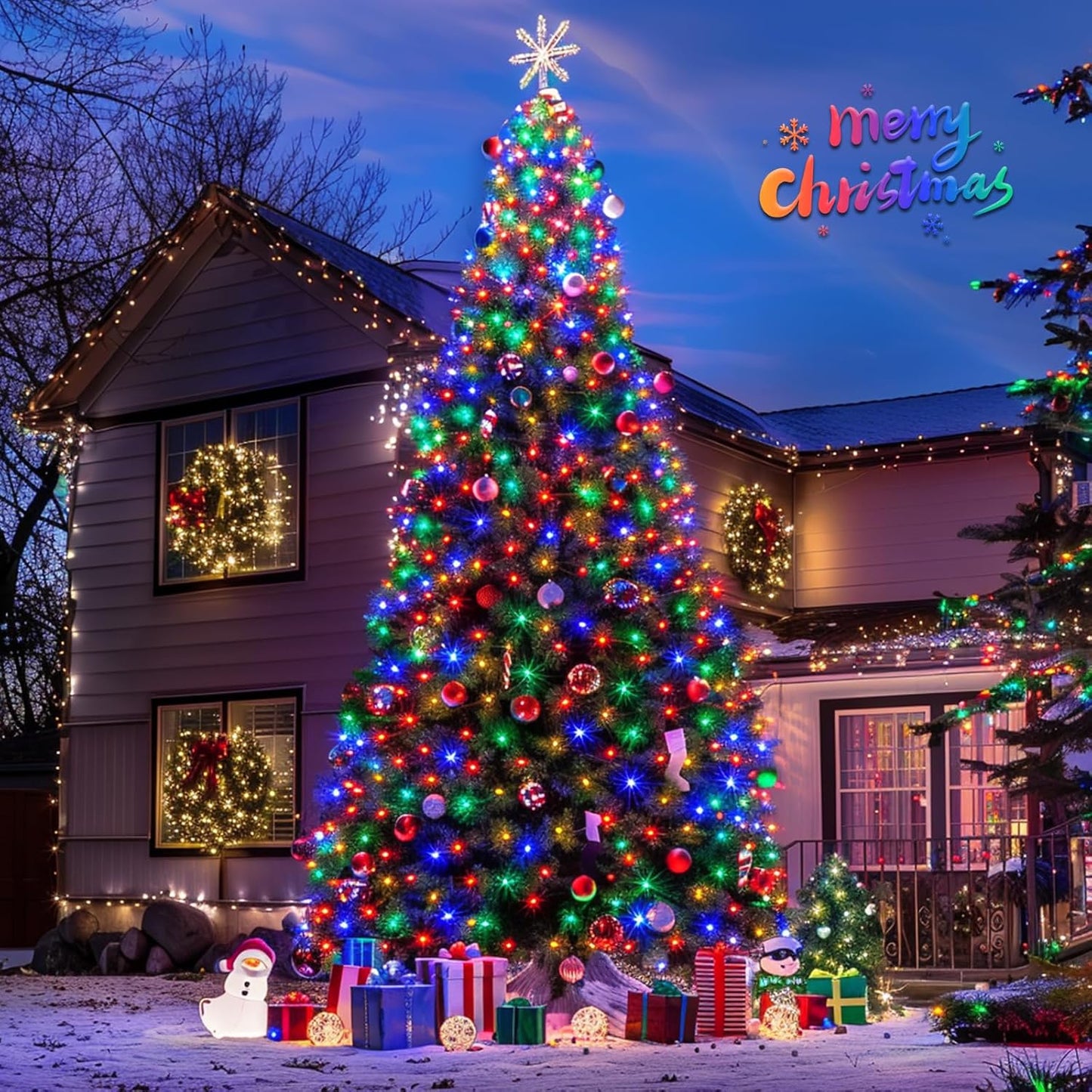 JMEXSUSS 66ft 200 LED Halloween Lights Outdoor, Orange String Lights Clear Wire, 8 Modes Orange Halloween Christmas String Lights Plug in for Tree Indoor Patio Garden Thanksgiving Decorations