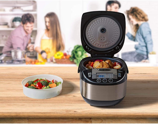 Midea MMC1710-B 6000 Series Tastemaker All-in-One Multi-Functional Cooker, Stainless Steel