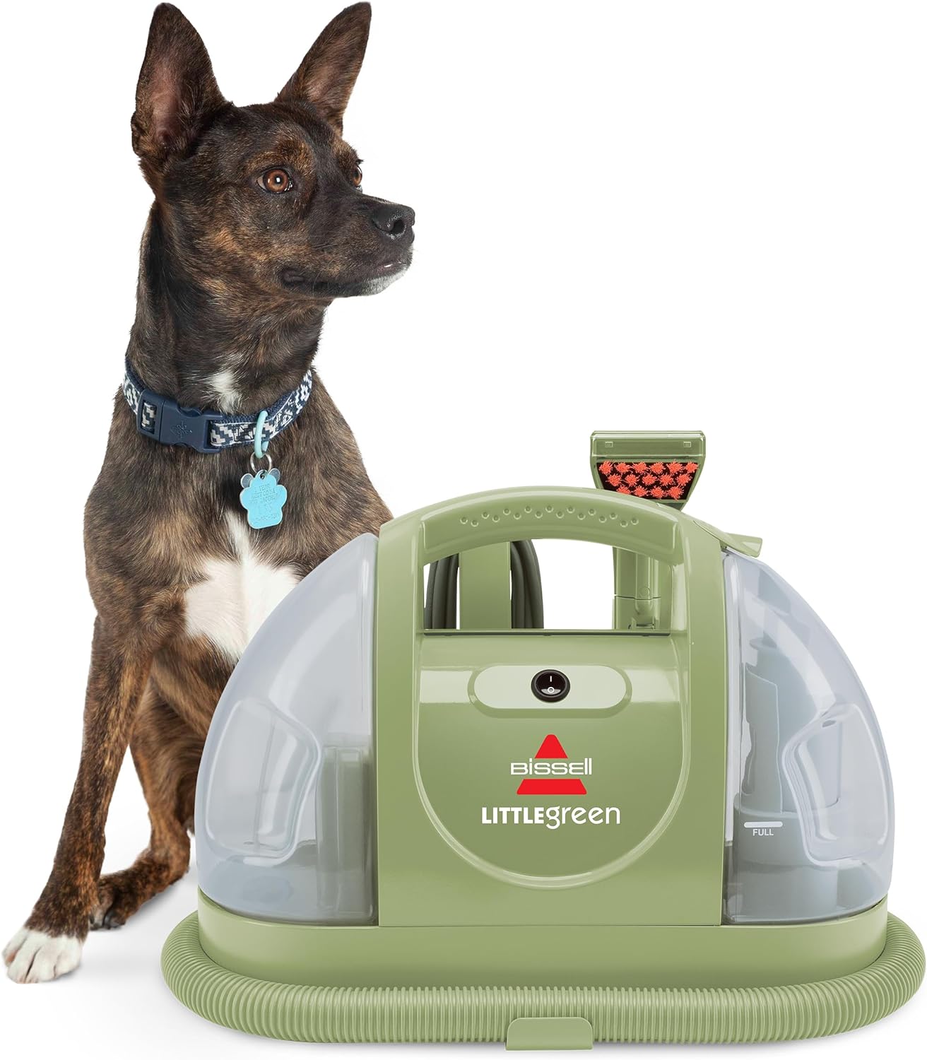 BISSELL - Portable Carpet Cleaner - Little Green Carpet & Upholstery Machine - 48oz Capacity with Stain Brush and self-Cleaning Hydro-Rinse Tool for Home and Automotive use