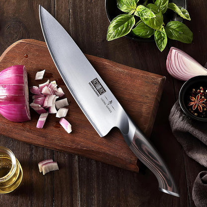 HOSHANHO 16-Piece Knife Set, Japanese High Carbon Stainless Steel Kitchen Knife Set, Ultra Sharp Chef Knife Block Set with Sharpener