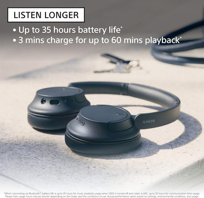 Sony WH-CH720N Noise Cancelling Wireless Headphones Bluetooth Over The Ear Headset with Microphone and Alexa Voice Control, Black