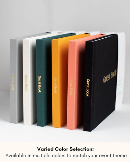 Lamare Wedding Guest Book – Elegant Guest Book for Party, Baby Shower Guest Book & Polaroid Guest Book for Wedding