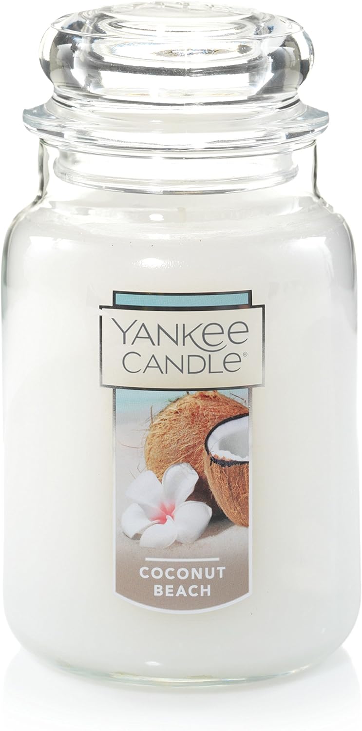 Yankee Candle Scented Candle, Sage & Citrus, Original Large Jar Candle, 110-150 Hours of Burn Time, 22 oz.