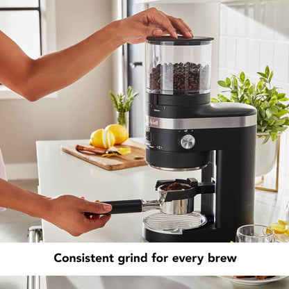 KitchenAid Burr Coffee Grinder, Black Matte, KCG8433BM