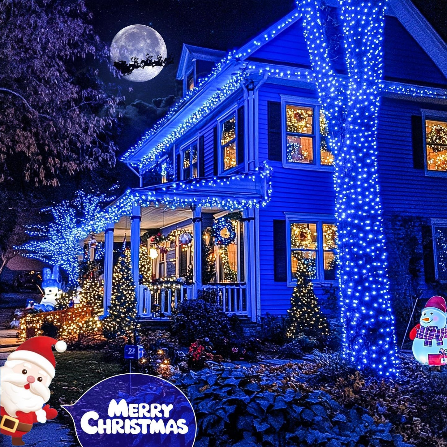 JMEXSUSS 2 Pack 75.5ft Orange Solar Christmas Lights, Total 400 LED Solar String Lights Outdoor Waterproof, 8 Modes Orange Halloween Lights for Tree Patio Garden Thanksgiving Halloween Decorations