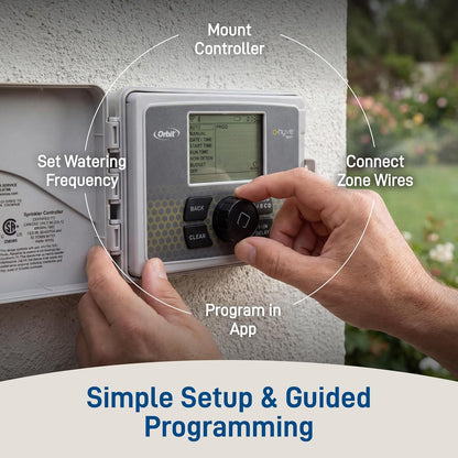 Orbit B-hyve 12-Zone Smart Sprinkler Controller | Indoor & Outdoor Wi-Fi Irrigation Timer with App Control