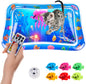 FATBEE New Thickened Cat Water Mat with Light,Anti-Scratch Water Sensor Play Mat，Water Sensor Play Mat for Cats, Cool Comfort Water Sensor Pad
