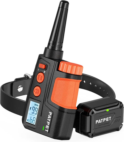 PATPET Dog Shock Collar with Remote, 4000 Ft 145 Levels Training Collar for Dogs Waterproof Rechargeable Electric Dog Collar for Small Medium Large Dogs(15-120 lbs)