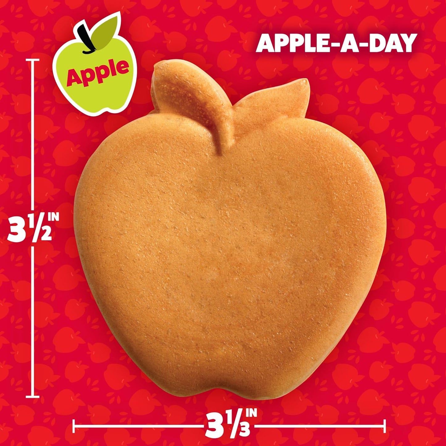 Mini Apple Waffle Maker - Make Breakfast Special for Kids or Adults w Individual 4 Inch Waffler Iron, Electric Non Stick Breakfast Kitchen Appliance, Great for College Dorms