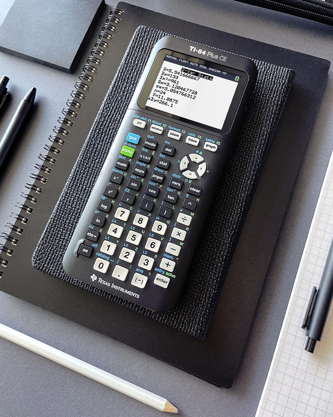 TI-84 Plus CE Graphing Calculator, Black