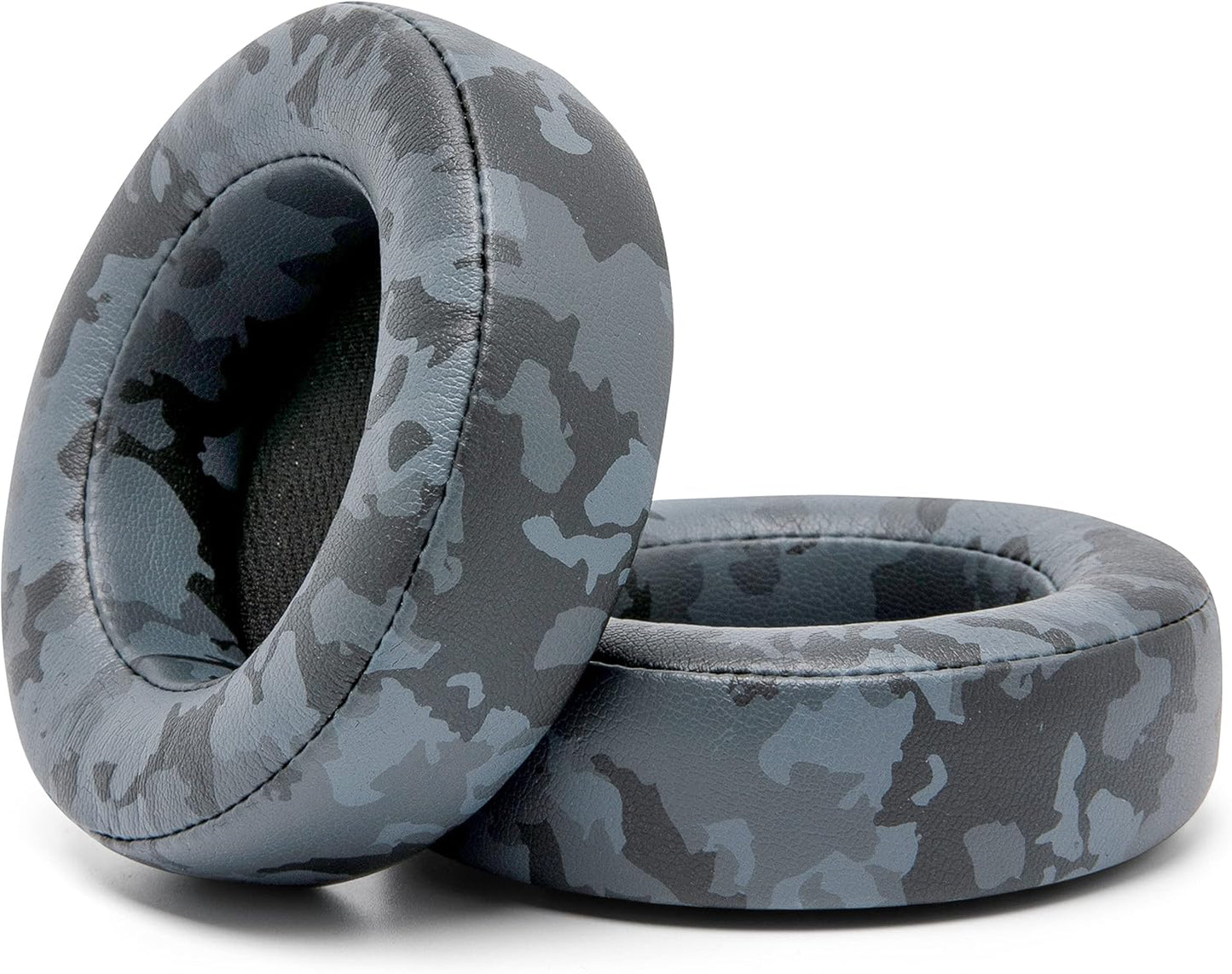 WC Upgraded Replacement Earpads for Corsair Virtuoso RGB Wireless Gaming Headset Made by Wicked Cushions | Improved Durability, Thickness, Softer Leather, and Sound Isolation | (Black Camo)