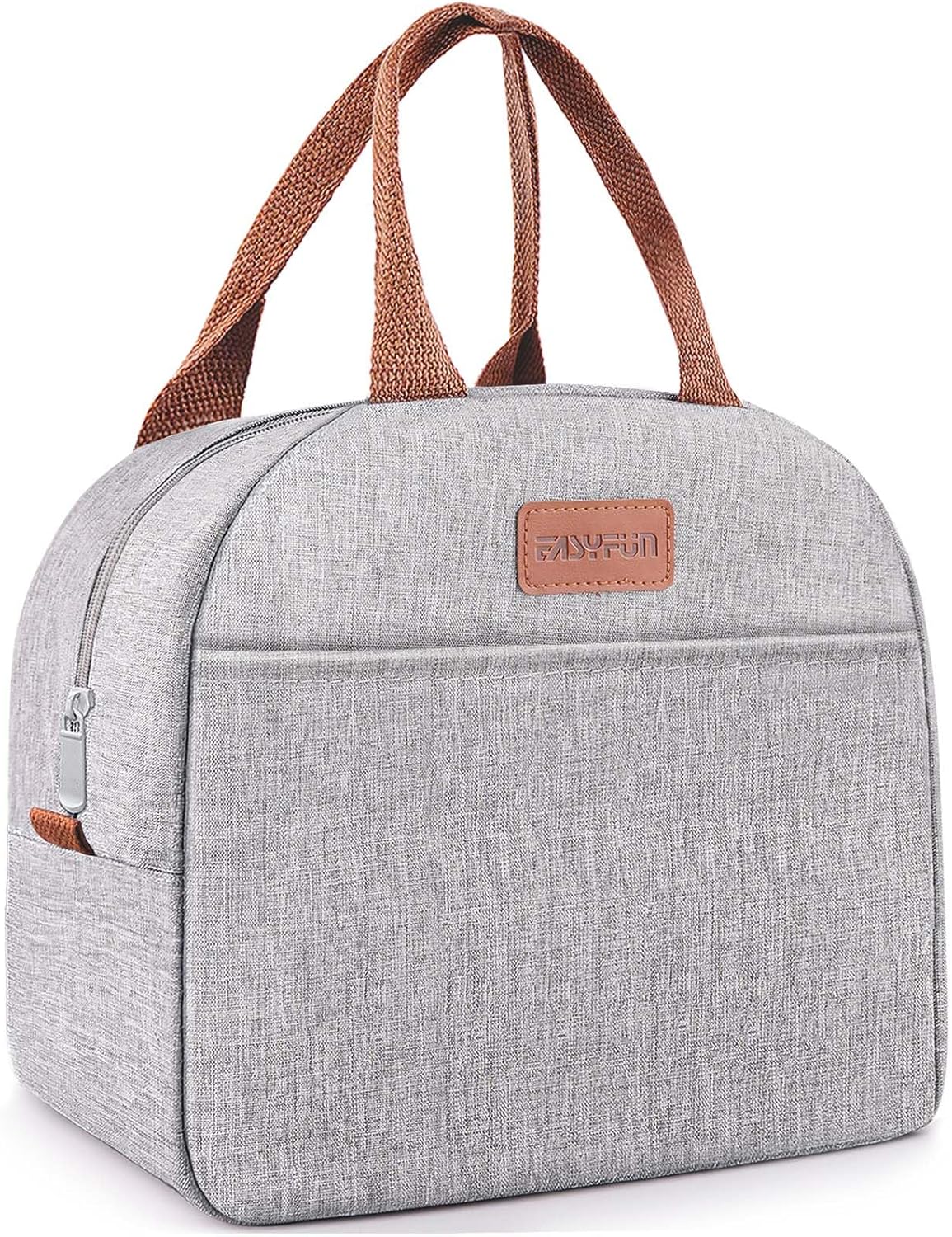Lunch Bag for Women & Men Adult Insulated Lunch Box, Small Leakproof Cooler Food Lunch Containers Reusable High Capacity Lunch Tote Bags for Work, Travel, Outdoor