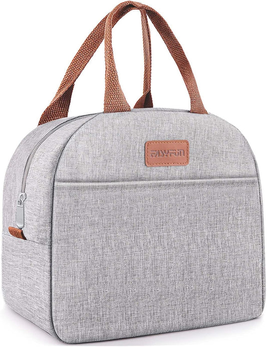 Lunch Bag for Women & Men Adult Insulated Lunch Box, Small Leakproof Cooler Food Lunch Containers Reusable High Capacity Lunch Tote Bags for Work, Travel, Outdoor