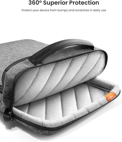 tomtoc 360 Protective Laptop Shoulder Bag for 16-inch MacBook Pro M4/M3/M2/M1 Pro/Max A3403 A3186 A2991 2024-2021, 15-inch MacBook Air 2025-2023, Dell XPS 16/15, Cordura Ballistic Nylon Fabric
