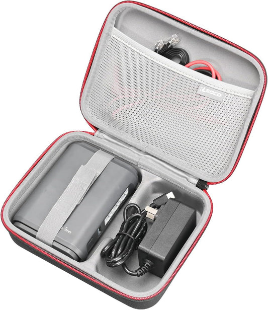 RLSOCO Case for GL.iNet GL-SFT1200/GL-MT3000/GL-AXT1800/GL-BE3600/GL-A1300 Travel WiFi Router, Fits GL.iNet Opal/Beryl AX/Slate AX/Slate 7 Routers - Black (Case Only)