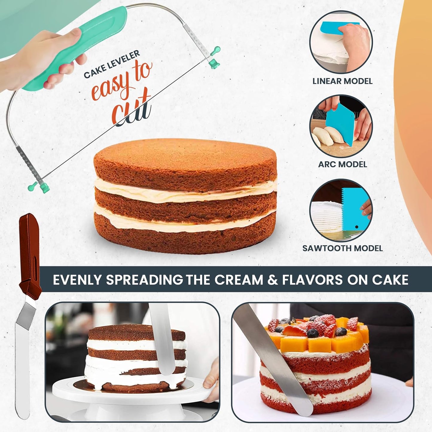 Purilite Select Stainless Steel Cake Decorating Kit