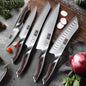 Knife Set with Magnetic Knife Holder, 6 Pieces Japanese High Carbon Stainless Steel Kitchen Knife Sets, Ultra Sharp Professional Chef Knives Sets