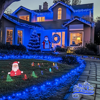 JMEXSUSS 2 Pack 75.5ft Orange Solar Christmas Lights, Total 400 LED Solar String Lights Outdoor Waterproof, 8 Modes Orange Halloween Lights for Tree Patio Garden Thanksgiving Halloween Decorations