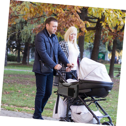 Yardwe 2pcs Stroller Hanging Pouch Diaper Holder Organizer Supplies Stroller Holder Diaper Bag