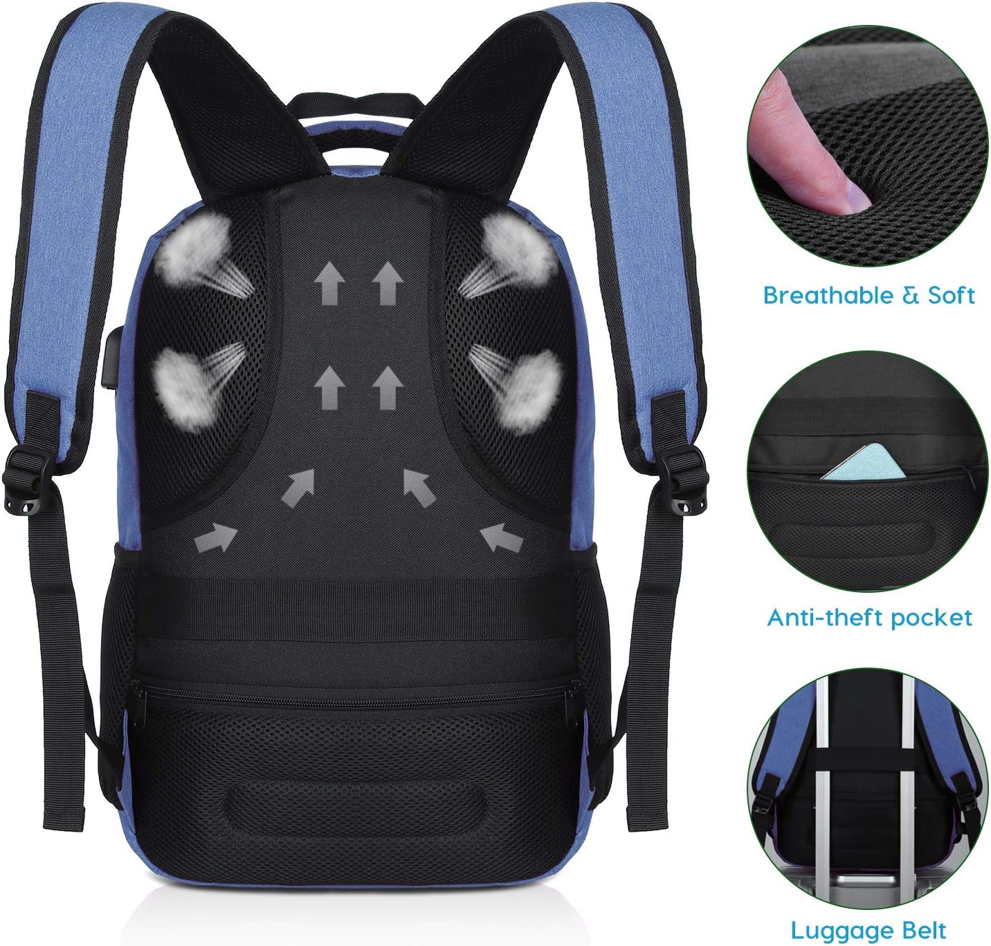 Backpack for Teen Girls,Boys School Backpack for Women with USB,College Backpack,Big Flower