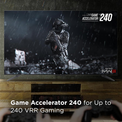 TCL 55-Inch Q7 QLED 4K Smart Q LED TV with Google TV (55QM750G, 2023 Model) Dolby Vision IQ, Dolby Atmos, HDR, Game Accelerator up to 240Hz, Voice Remote, Works with Alexa, Streaming Television