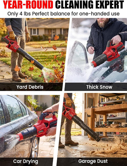 800 CFM Leaf Blower Cordless Compatible with Milwaukee 18V M18 Battery