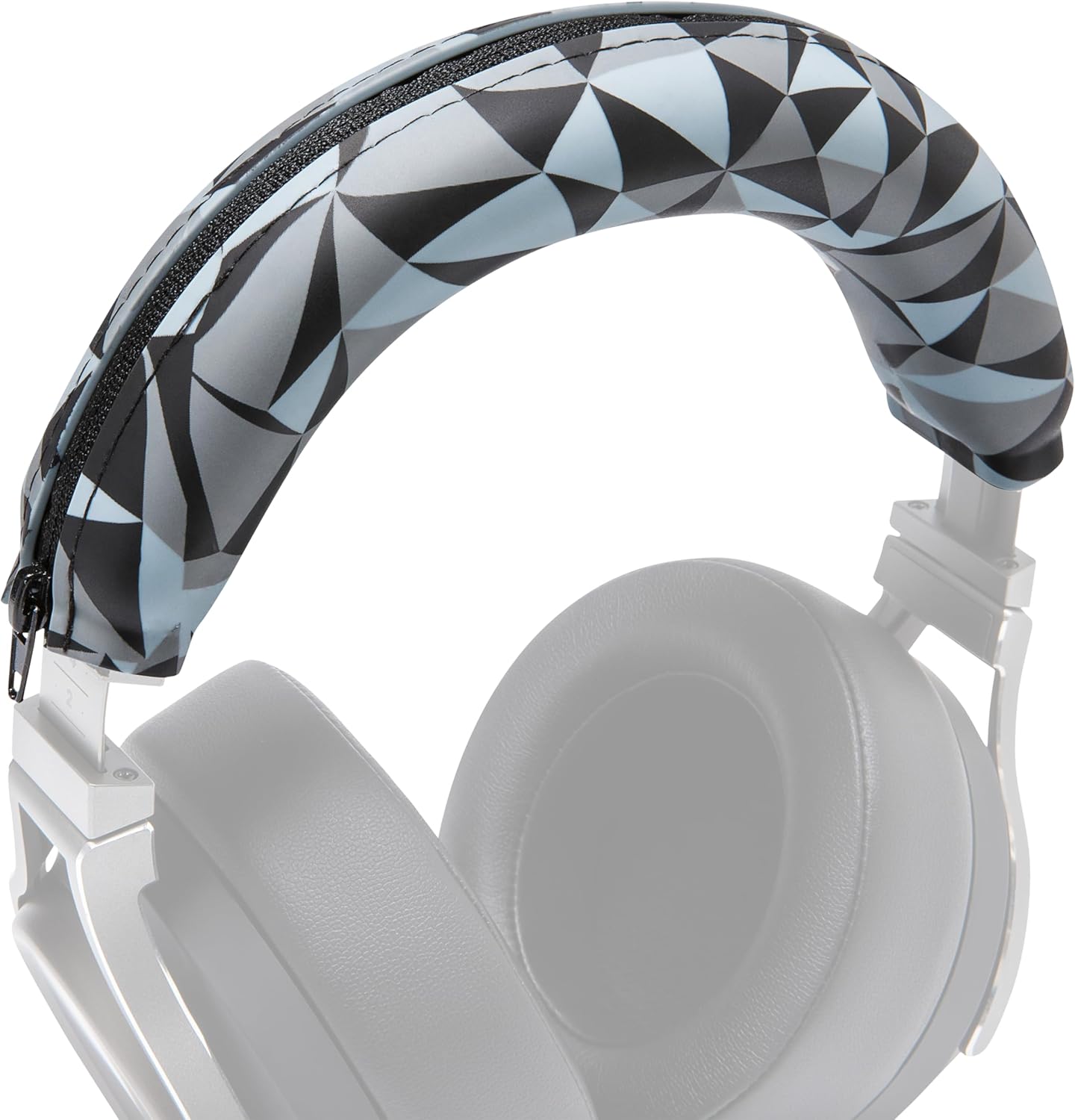 WC BandZ Virtuoso V2 - Silicone Headband Cover for Corsair Virtuoso Headphones by Wicked Cushions | Machine Washable, No More Flaking Leather | for Virtuoso Wireless, XT, and SE | 90's White