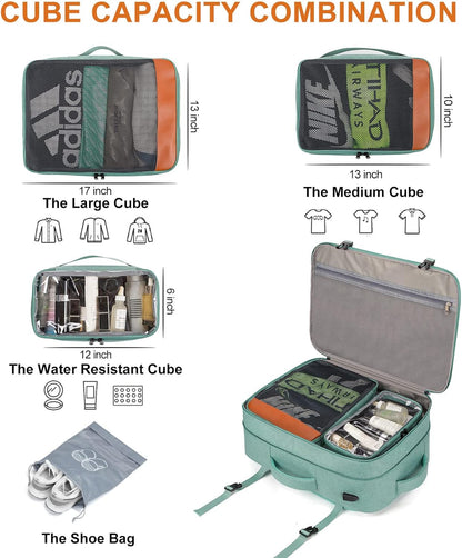 Lumesner Carry on Backpack, Extra Large 40L Flight Approved Travel Backpack for Men & Women