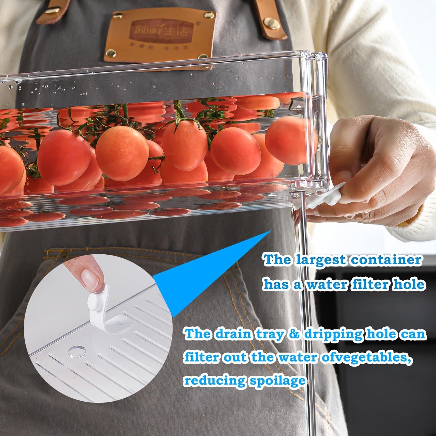 Pure Future 50-Piece Large Airtight Food Storage Containers with Lids, BPA-Free Stackable & Microwave Safe Kitchen Set for Meal Prep, Freezer Use - 25 Containers & Lids, Leakproof Design