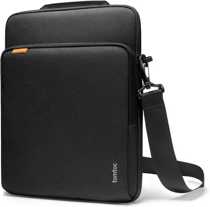 tomtoc DefenderAce-A03 360 Protective Laptop Shoulder Bag for 16-inch New MacBook Pro M4/M3/M2/M1 Pro/Max 2024-2019, Water-Resistant Well-Organized Accessory Sleeve Case with Handle