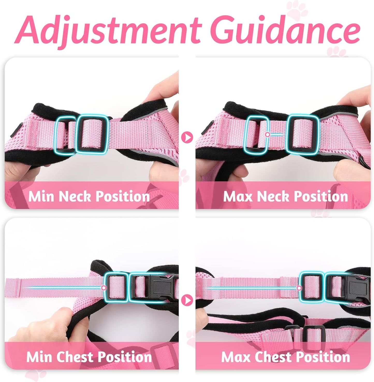 rabbitgoo Cat Harness and Leash for Walking, Escape Proof Soft Adjustable Vest Harnesses for Small Medium Cats, Easy Control Breathable Reflective Strips Jacket, XS, Black