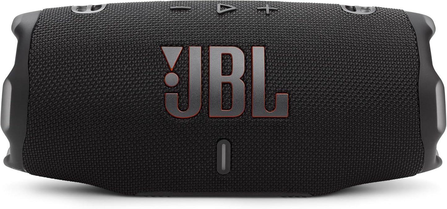 JBL Charge 5 Portable Bluetooth Speaker with Deep Bass, IP67 Waterproof and Dustproof, Up To 20 Hours of Playtime, Built-in Powerbank - Black