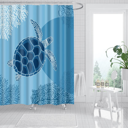 Mantto Canadian Smoky Mountain Cliff Outdoor Idyllic Photo Art Shower Curtain, National Parks Home Decor Curtain, Waterproof Polyester Fabric Bathroom Shower Curtain with Hooks 72" x 72"