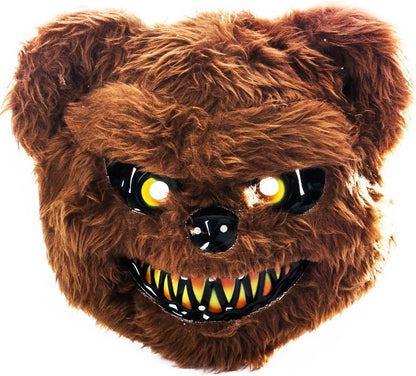 Tigerdoe Scary Mask - Halloween Bear Masks - Scary Animal Mask - Spooky Mask Brown
