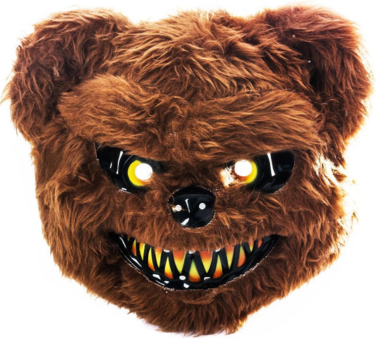 Tigerdoe Scary Mask - Halloween Bear Masks - Scary Animal Mask - Spooky Mask Brown