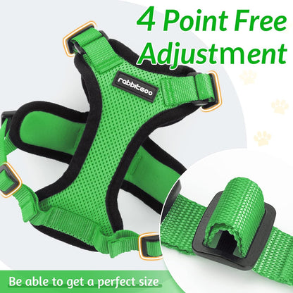 rabbitgoo Cat Harness and Leash for Walking, Escape Proof Soft Adjustable Vest Harnesses for Small Medium Cats, Easy Control Breathable Reflective Strips Jacket, XS, Black