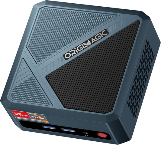 origimagic N2 Pro Mini PC, Ryzen 7 6800H Mini Computers (8C/16T, up to 4.7GHz), 32GB DDR5 RAM, 512GB PCle 4.0 NVME SSD, Radeon 680M, 8K UHD/USB4/USB3.2/USB2.0/WiFi 6E/BT 5.2