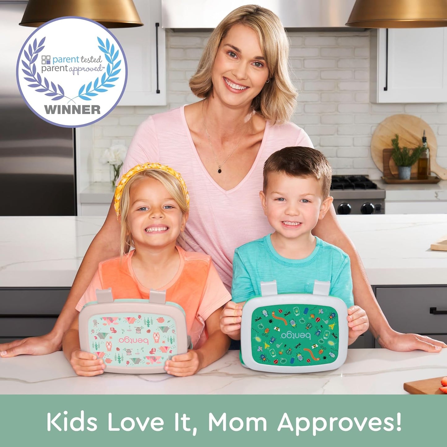 Bentgo Kids Prints (Unicorn) - Leak-Proof, 5-Compartment Bento-Style Kids Lunch Box - Ideal Portion Sizes for Ages 3 to 7 - BPA-Free and Food-Safe Materials