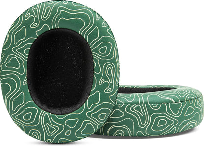WC Replacement Earpad Cushions for Skullcandy Hesh 3 & Crusher Over-Ear Headphones Made by Wicked Cushions | Improved Durability and Thickness for Improved Comfort and Noise Isolation | 90's Black