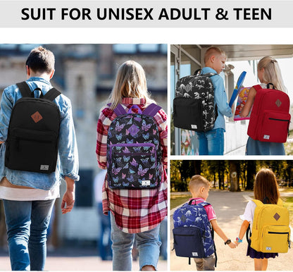 School Backpack for Kids,Lightweight Water Resistant Work Travel Backpack for Women Men Teens VONXURY